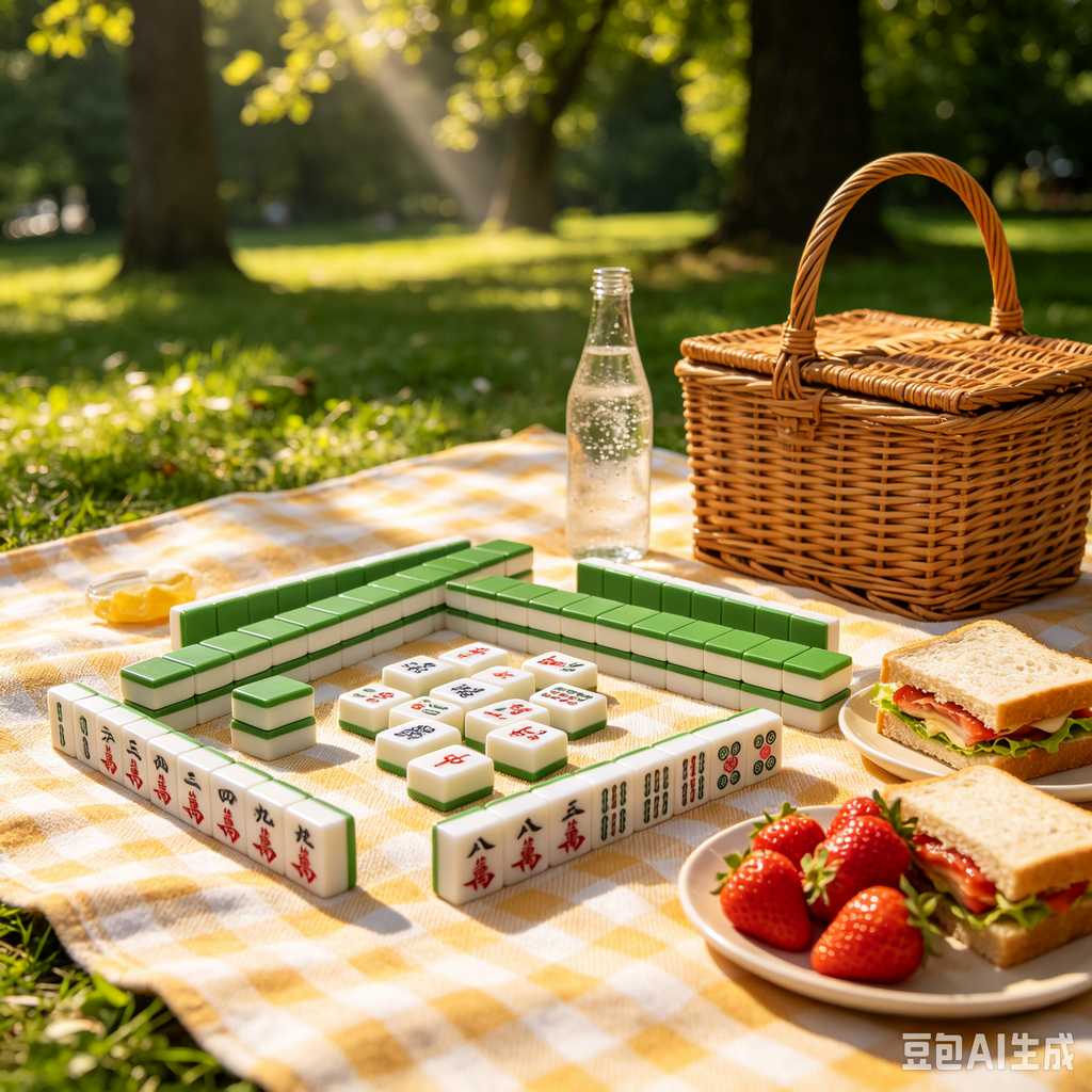 retro vintage mahjong set