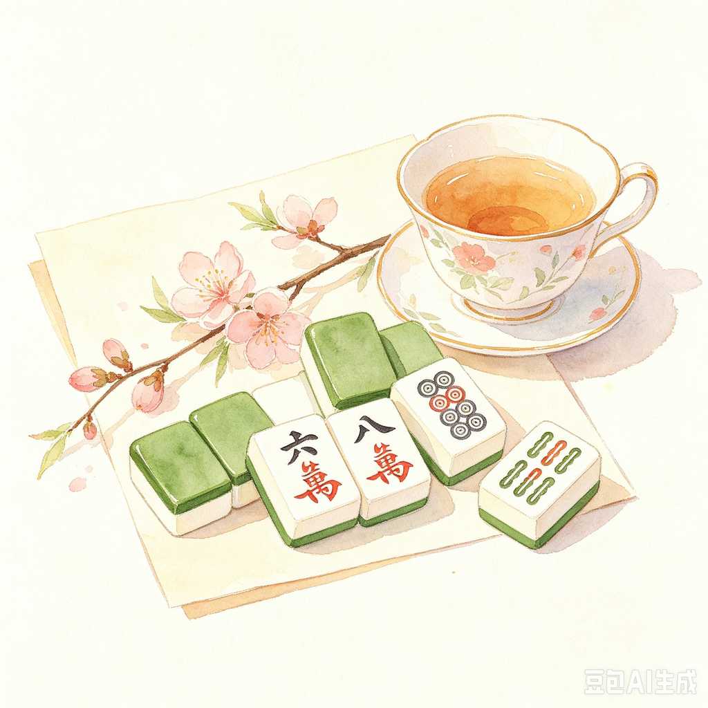 mahjong tile pushers and racks set