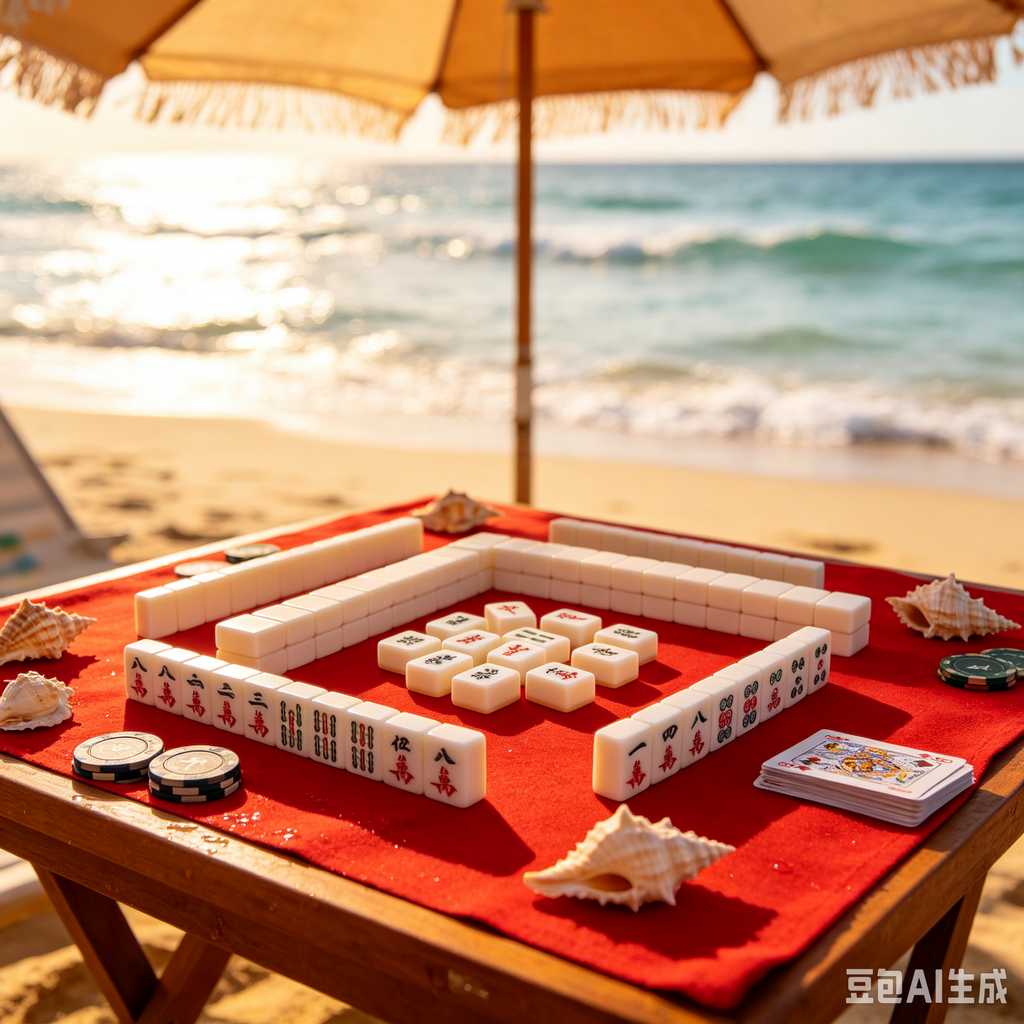 pink mahjong set